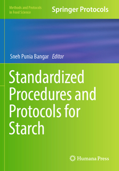 Paperback Standardized Procedures and Protocols for Starch Book