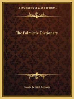 Paperback The Palmistic Dictionary Book