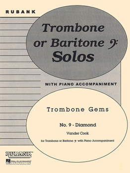 Paperback Diamond (Trombone Gems No. 9): Trombone (Baritone B.C.) Solo with Piano - Grade 3 Book
