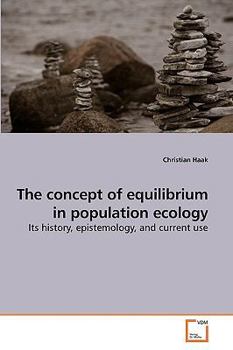 Paperback The concept of equilibrium in population ecology Book