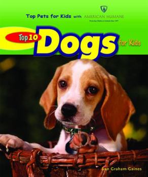 Library Binding Top 10 Dogs for Kids Book