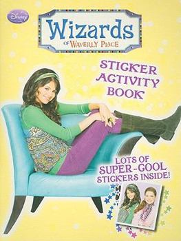 Paperback Wizards of Waverly Place Sticker Activity Book [With Sticker(s)] Book