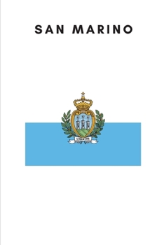 Paperback San Marino: Country Flag A5 Notebook to write in with 120 pages Book