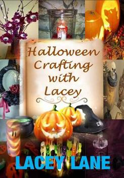 Paperback Halloween Crafting with Lacey Book