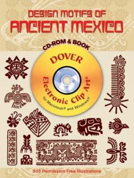 Paperback Design Motifs of Ancient Mexico [With CDROM] Book