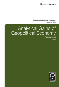 Hardcover Analytical Gains of Geopolitical Economy Book