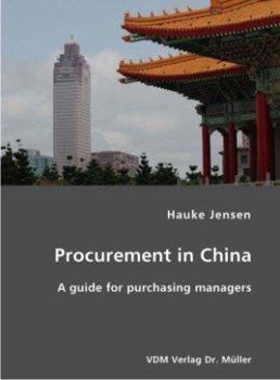 Paperback Procurement in China- A guide for purchasing managers Book