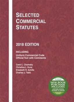 Paperback Selected Commercial Statutes, 2018 Edition (Selected Statutes) Book