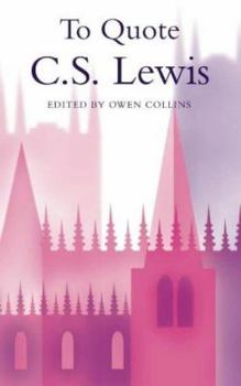 Hardcover To Quote C.S. Lewis Book