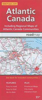 Map Atlantic Canada Roadmap: Including Regional Maps of Atlantic Canada Communities Book