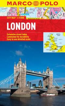 Map London Marco Polo City Map Book