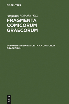 Hardcover Historia Critica Comicorum Graecorum [Latin] Book