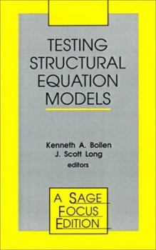 Paperback Testing Structural Equation Models Book