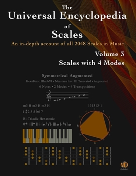 Paperback The Universal Encyclopedia of Scales Volume 3: Scales with 4 modes Book