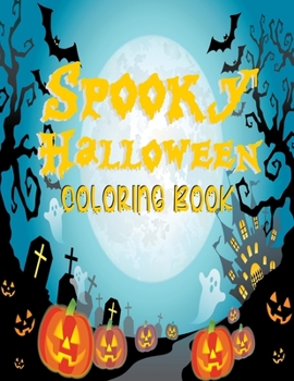 Paperback Spooky Halloween Coloring Book