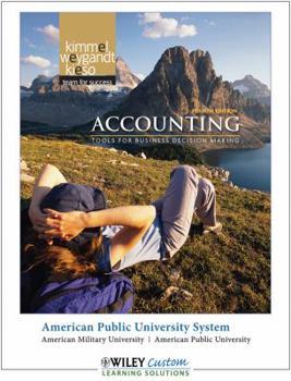 Unknown Binding Accounting 4th Edition (Tools for Business Decision Making) Book