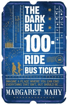 Paperback Dark Blue 100-ride Bus Ticket Book