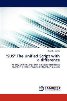 Paperback "Sus" the Unified Script with a Difference Book