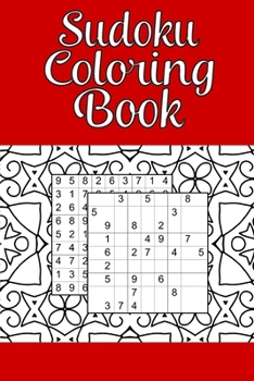 Paperback Sudoku Coloring Book: 100 Pages - 208 Puzzles - with Answer Key Book