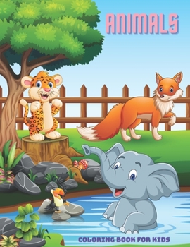 Paperback ANIMALS - Coloring Book For Kids Book
