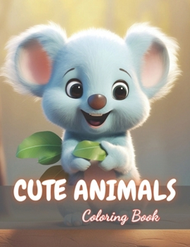 Paperback Cute Animals Coloring Book for Kids: 100+ New and Exciting Designs Book