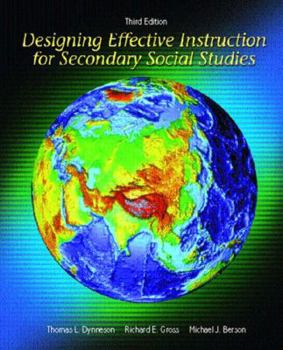 Hardcover Designing Effective Instruction for Secondary Social Studies Book