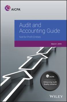 Paperback Audit and Accounting Guide: Not-For-Profit Entities, 2018 Book