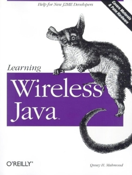 Paperback Learning Wireless Java Book