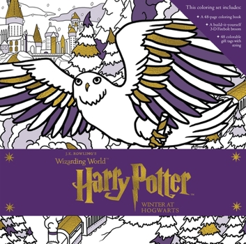 Cards Harry Potter: Winter at Hogwarts: A Magical Coloring Set Book