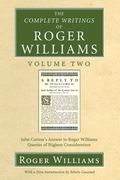 Paperback The Complete Writings of Roger Williams, Volume 2 Book
