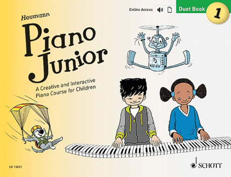 Paperback Piano Junior: Duet Book 1: A Creative and Interactive Piano Course for Children Book