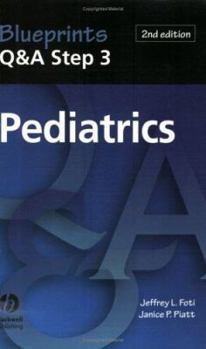 Paperback Blueprints Q&A Step 3 Pediatrics Book