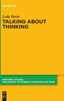 Hardcover Talking about Thinking: Language, Thought, and Mentalizing Book