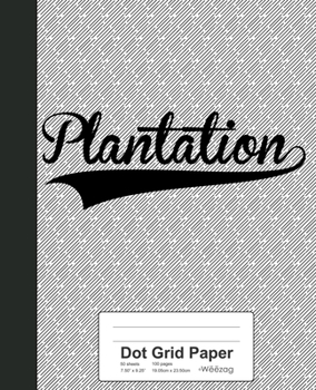 Paperback Dot Grid Paper: PLANTATION Notebook Book
