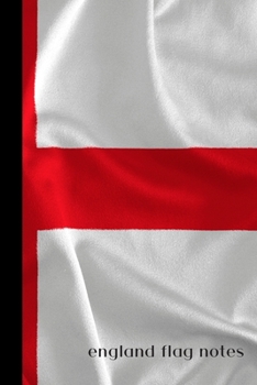 Paperback england flag notes: small lined England Notebook / Travel Journal to write in (6'' x 9'') 120 pages Book