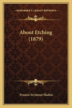 Paperback About Etching (1879) Book