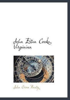 Paperback John Esten Cooke, Virginian Book