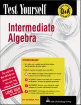 Paperback Test Yourself: Intermediate Algebra Book