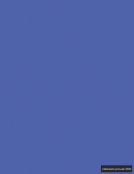 Calendario annuale 2020: ? Manuale dell'organizzatore pratico per il 2020 ? Anteprima di 12 mesi ? 52 pianificatore settimanale con compiti e obiettivi ? formato A4+ ? motif: Blau (Italian Edition)