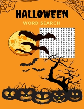 Paperback Halloween Word Search: Large Print Word Search Book For Adults, Activity Book with Answer Keys, Large Print Word Search Book Large Print Hall Book