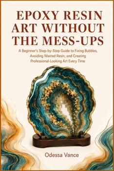 Paperback Epoxy Resin Art Without the Mess-Ups: A Beginner's Step-by-Step Guide to Fixing Bubbles, Avoiding Wasted Resin, and Creating Professional-Looking Art Every Time Book