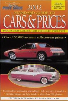 Paperback Standard Guide to Cars & Prices: Prices for Collector Vehicles 1901-1994 Book