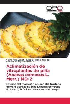 Paperback Aclimatización de vitroplantas de piña (Ananas comosus L. Merr.) MD-2 [Spanish] Book