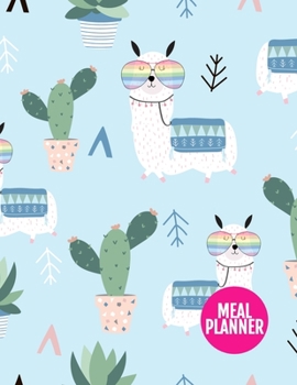 Meal Planner: Cute Track And Plan Your Meals Weekly - 52 Week Food Planner | Diary | Log | Journal | Calendar - Meal Prep And Planning Grocery List | ... Inch | 110 Pages  - Design Element BT 098821