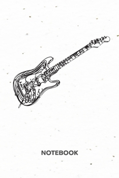 NOTEBOOK: Ruled Instruments Journal - Lined Guitarist Organizer Rock Music Planner - Girlfriend Gift Idea Boyfriend - Metal Music Diary 6x9 Inch ... 120 Pages - Instrumentalist Birthday Present