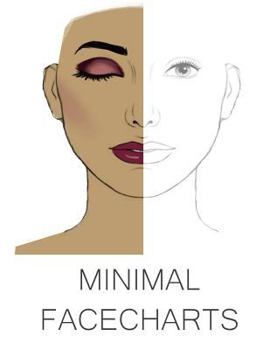 Paperback Minimal Facecharts: Luna Edition Book