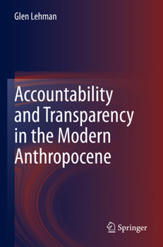 Paperback Accountability and Transparency in the Modern Anthropocene Book