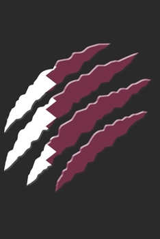 Paperback Qatar Notebook: Qatar Notebook - college book - diary - journal - booklet - memo - composition book - 120 sheets - Dot Grid paper 6x9 Book