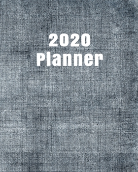 Paperback 2020 Planner: 8"x10" Daily and Weekly Agenda Planner and Organizer V39 Book