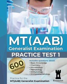 Paperback MT(AAB) Generalist Examination: Practice test 1 Book